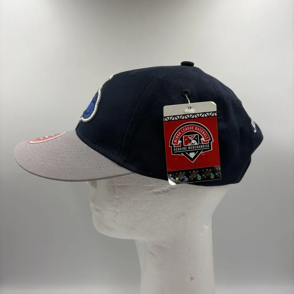 Trenton Thunder Hat Cap Boys One Size Blue Gray MILB Baseball OC Sports‎